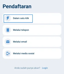 Pendaftaran Cepat Pendaftaran Cepat